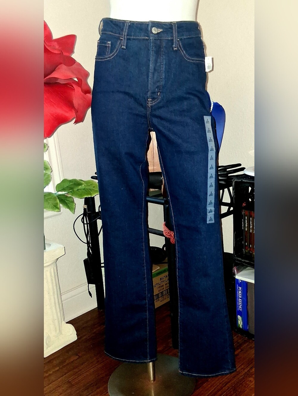 👖IT'S A SALE!! Classic Straight-Leg Jeans - Dark Indigo👖
